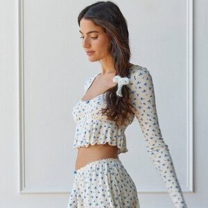 Out From Under Sweet Dreams Printed Flyaway Top